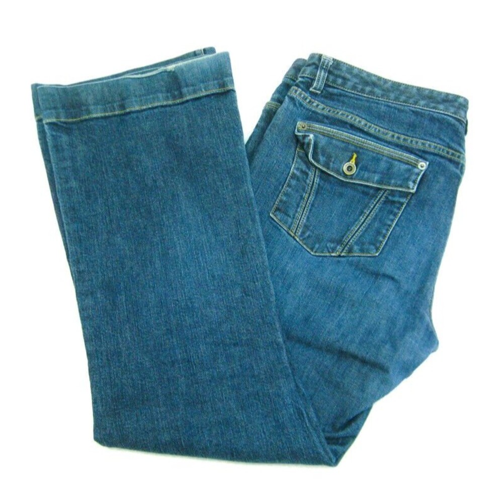 BANANA REPUBLIC Women's (Size 14 36x31) Blue Jeans Cotton Denim Pants 4 Pockets
